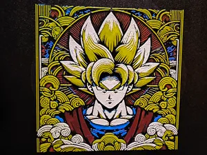 Goku Art Deco Hue Forge