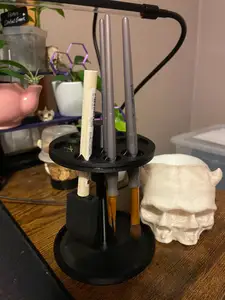 Paintbrush / Makeup Brush Dryer and Holder