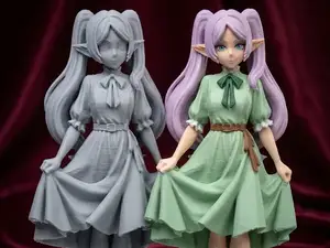 Frieren with dress