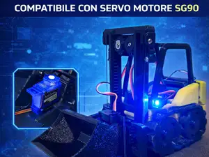 pala escavatore per muletto cyberbrick - att rapid
