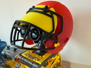 3D-gedruckter Football Helm