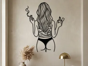Silhouette "Smoke & Mystery" - Décoration Murale