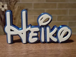 Disney Name Sign Heiko Kid Room Wall Decor Tag
