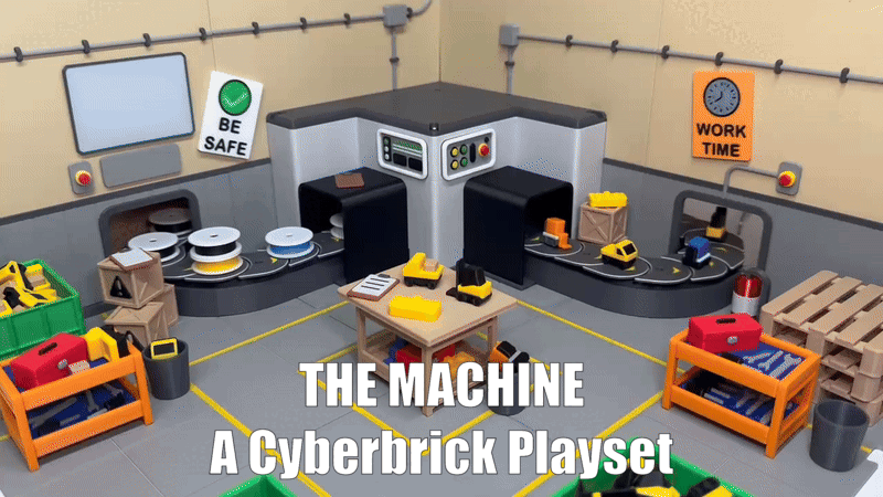 The Machine - A Factory Playset for Cyberbrick