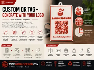 Custom QR Tag – Generate with Your Logo