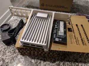10" 1U Rack - ZimaBoard 2, 4 keystones, PCIe card
