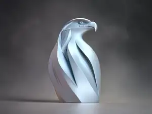 Argent - Elegant Eagle Sculpture