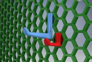 Easy Print Super Strong Hook - Single Piece - No Screws - No Supports - HSW Honeycomb Storage Wall