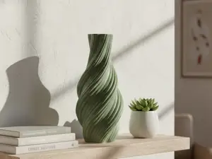 Jarrón Espiral Gemi