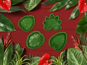 Tropical plant set - cookie cutter / stamp