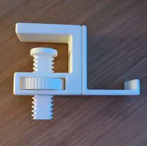 Simple modular clamp with hook for headphones