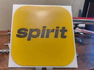 Spirit Airlines Logo Tile
