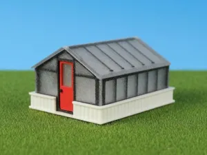 N & HO scale Greenhouse