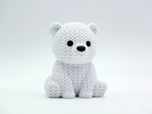 Knitted Baby Polar Bear
