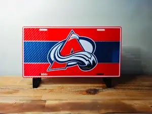 NHL Team Licence Plate - Colorado Avalanche