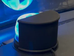 Blue Beacon Light Shield / Anti-Glare Cover