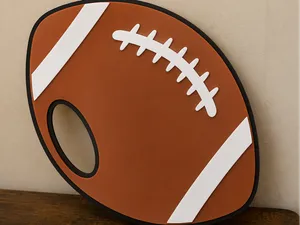 Football Shaped hand fan