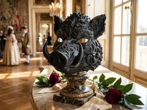 Baroque Wild Boar Masquerade Mask