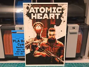 Atomic Heart Game Poster - Hueforge Art
