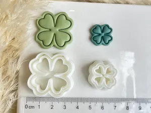 Lucky clover polymer clay cutters ewelry-making
