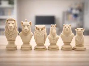 Wild Animals Chess Set
