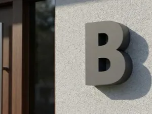 Buchstabe "B" (Plaqueo MAX) | Signage & Deko