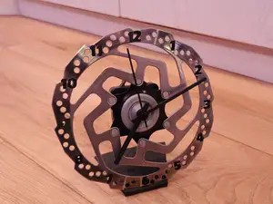 Bike Brake Rotor Clock–180 mm Center-Lock Edition