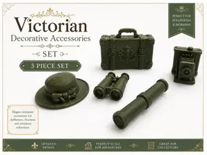 Victorian Travel & Exploration Set – 5 Miniatures
