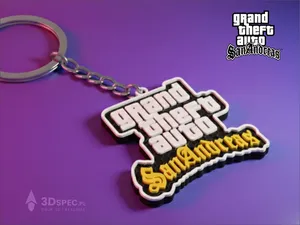 GTA San Andreas keychain