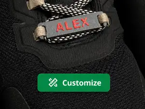 Custom Shoe Lace Name Tag Charm