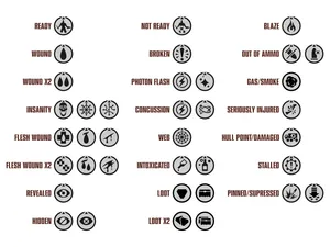 Necromunda Tokens - N17-N23 and now N26