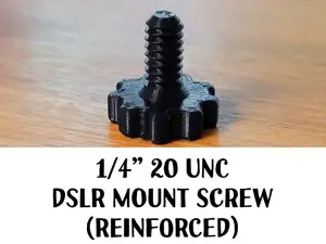 1/4" 20 UNC DSLR mount screw