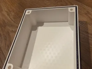Water resistant box with TPU gasket