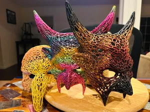 Devilish Witchy Warlockian Gargoyle Halloween Mask