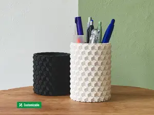 Pencil holder with HoneyComb