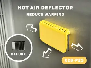 X2D/P2S Hot Air Deflector