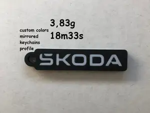 Skoda keychain custom colors