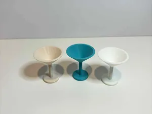 Tiny Martini Glass Decor