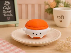 Decoratable Bear Macaron Toy｜デコレーションできるくまマカロン