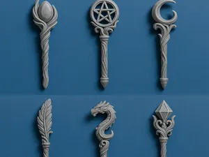 Enchanted Wizard Staff Set