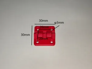 铰链合页(尺寸:30*30mm 孔距:20*20mm 开孔:3mm)