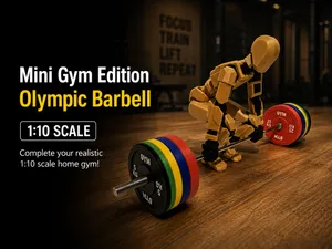 Barbell - Mini Gym Edition (1:10 Scale)