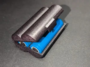 18650 pocket case print in place