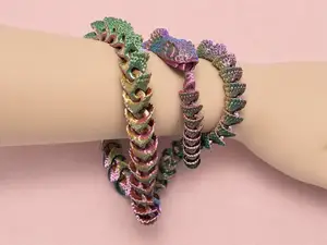 Articulating Snake Fidget Necklace
