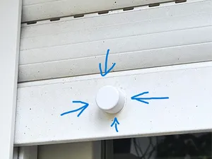 Roller Shutter curtains stop M6x1 - butée volet