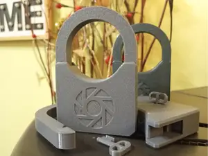 padlock with key spring lock mechanism