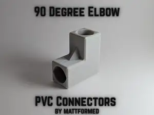 PVC 90 Degree Elbow Connector (All Sizes)