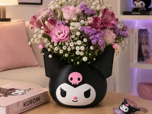 Kuromi Planter | Flower Pot & Pen Holder | STL