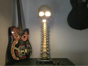 Skull Spine Lamp