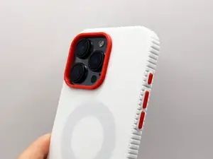 iPhone 16 Pro Max Zigzag Case Customizable Button